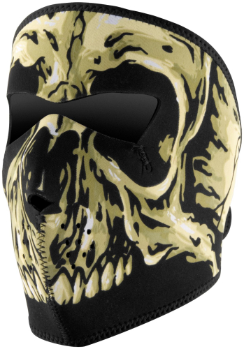 Zan Headgear - Zan Headgear Full Face Mask - WNFM030 - Skull - OSFM