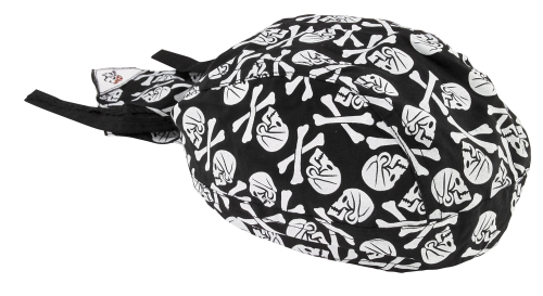 Zan Headgear - Zan Headgear Flydanna Headwrap - Z499 - Skulls/White - OSFM