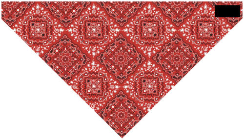 Zan Headgear - Zan Headgear 3-in-1 Headband - BV003 - Red Paisley - OSFM