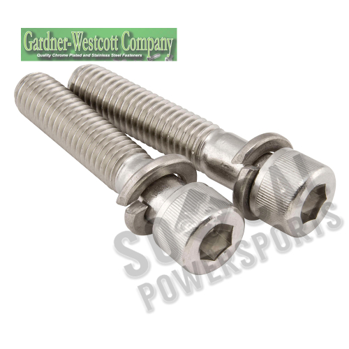 Gardner-Westcott - Gardner-Westcott Handlebar Riser Mounting Kit - Allen Head - 1/2in - 13 x 2 1/2in - Stainless Steel - 04-73428