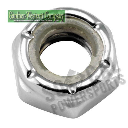 Gardner-Westcott - Gardner-Westcott Thin Nylon Insert Jam Lock Nuts - Coarse Thread - 5/16in. - 27548