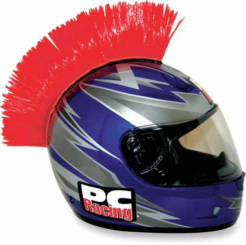 PC Racing - PC Racing Helmet Mohawk - Red - PCHMRED