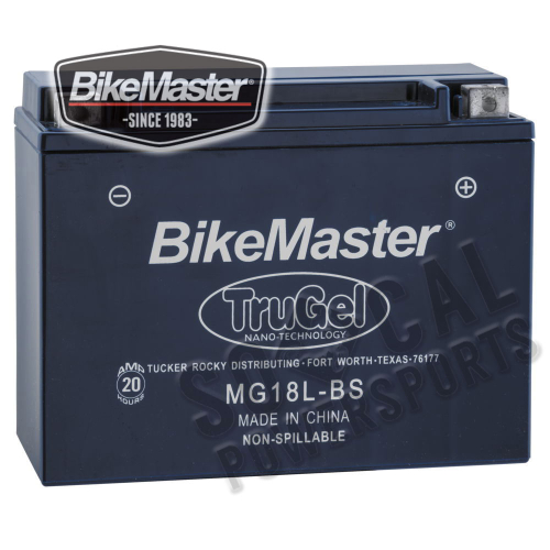 BikeMaster - BikeMaster TruGel Battery - MG18L-BS