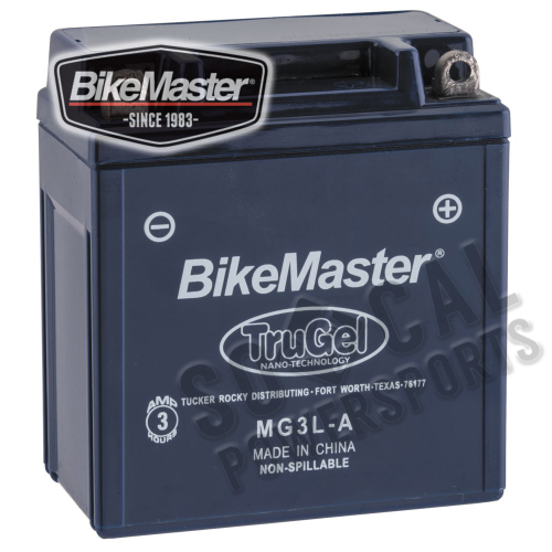 BikeMaster - BikeMaster TruGel Battery - HB3L-B-GEL