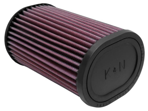 K&N Engineering - K&N Engineering Universal Oval Straight Air Filter - Rubber End Cap - RU-1390