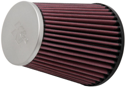 K&N Engineering - K&N Engineering Universal Round Tapered Air Filter - Chrome End Cap - RC-5131