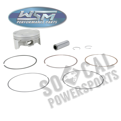 WSM - WSM Piston Kit - 0.50mm Oversize to 74.40mm Bore - 010-870-05K