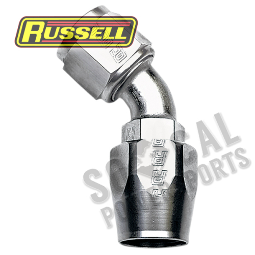 Russell - Russell -6 AN 45 Degree Swivel Hose End - Endura - R10091