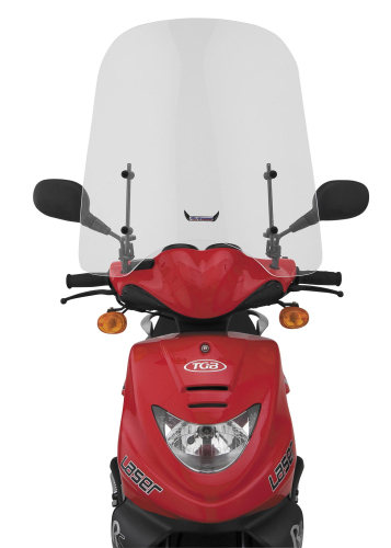 Slipstreamer - Slipstreamer Scoot 50 Windshield - 23 1/2in W x 23 1/2in H - S-SOOT50