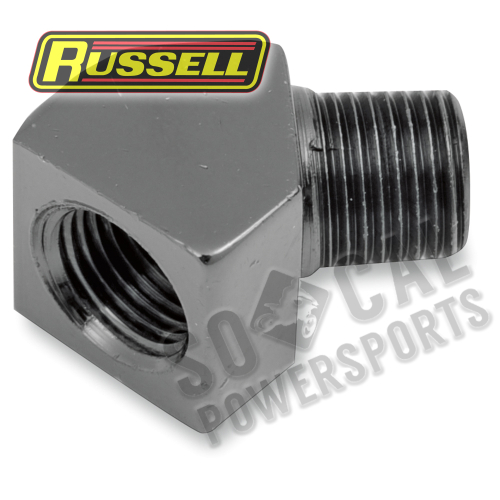 Russell - Russell 45deg. Fitting - 1/8in. Male NPT to 1/8in. Female NPT - R70103B