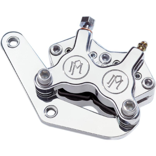 Performance Machine - Performance Machine Classic Dual Disc Front Brake Caliper Kit - Chrome - 1219-0018-CH