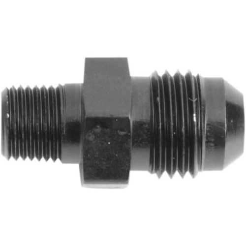 Russell - Russell -6 AN 1/4in. NPT Straight Flare to Pipe Adapter - Black - R60443B