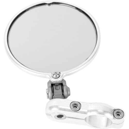 CRG - CRG Hindsight LS (Lane Splitter) Right Side Bar End Mirror - Silver - HSLS-201-R