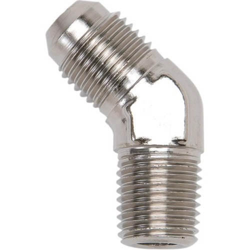 Russell - Russell -6 AN 1/4in. NPT 45 Degree Flare to Pipe Adapter - Endura - R60951