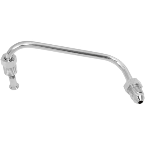 Russell - Russell Cycleflex Universal Brake Line Fitting - Junction Tube, 3/8in 24 Inv Flare - #3 Male, 90/120 Degree - R4380C