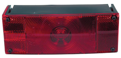 WPS - WPS LH/RH Taillight Lens Set Rectangular Body with Square Corner - Rear, Side - 403336