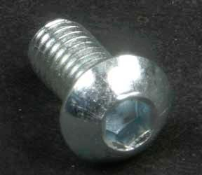 Bolt MC Hardware - Bolt MC Hardware Button Head Allen Bolts - M8 x 1.25 x 40 - BHM840-STL