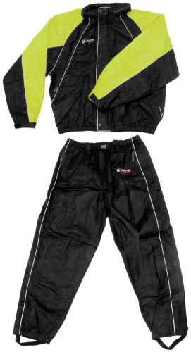 Frogg Toggs - Frogg Toggs Hogg Togg Rainsuit - FT10322-48-SM - Black/Lime - Small
