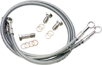 Galfer Brakes - Galfer Brakes Metric Cruiser Stainless Steel Hydraulic Front Brake Line - D421-3