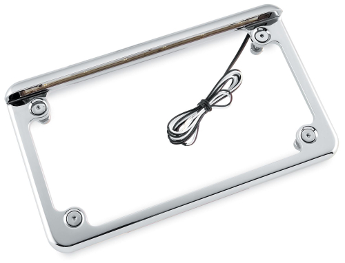 Radiantz - Radiantz License Plate Frame - 3 7/8in. LED Illuminator - Black - 8202-55