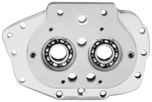 Jims - Jims Trap Door Assembly with Exhaust Mount for Small Bearing - Polished - 2347-7B