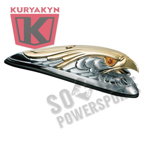 Kuryakyn - Kuryakyn Eagle Head Fender Ornament - 9026