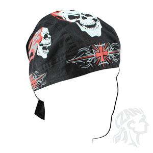 Zan Headgear - Zan Headgear Flydanna Headwrap - Z644 - Tribal Iron Cross - OSFM