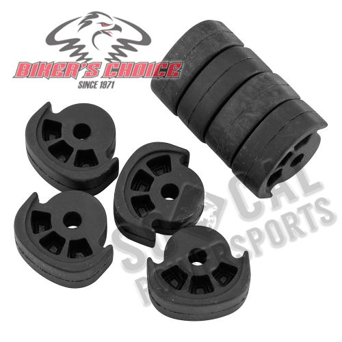Bikers Choice - Bikers Choice Rubber Replacement for Anti-Vibration Footpegs - Large Diameter - 72280BH3