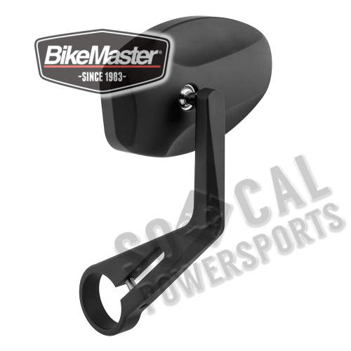BikeMaster - BikeMaster Oval Mirror - Black - KS-10B