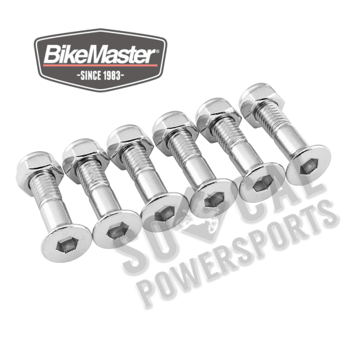 BikeMaster - BikeMaster Sprocket Bolts - 8mm x 28mm - FHM060-M8/28