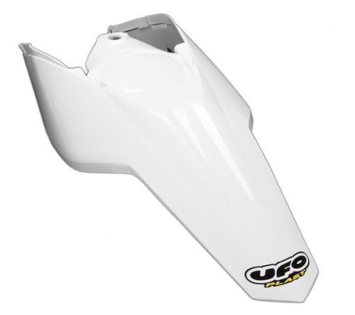 UFO Plastics - UFO Plastics Rear Fender with Side Panels - White - KT04021-041