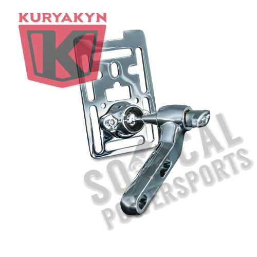 Kuryakyn - Kuryakyn Premium XL Accessory Clutch/Brake Perch Mount - Chrome Mount and Pivot Plate - 1682