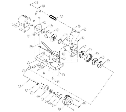 Warn - Warn Fastener Kit for 1.5ci and RT/XT15 Winches (3, 4, & 5) - 69342