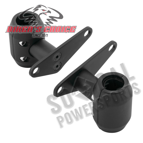 Bikers Choice - Bikers Choice Fender Tabs for Springer Forks - Black - M-FH-1000BK