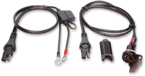 Tecmate - Tecmate 20in. Din Outlet (Female) Spring flip top with SAE connect - O8