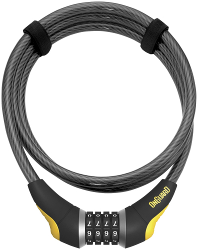 OnGuard - OnGuard Akita Series Combination Lock with 12mm Cable 6ft. - 8041