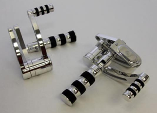 Belt Drives Ltd - Belt Drives Ltd Custom Forward Control Kit - Chrome - GMA-FC-100-C