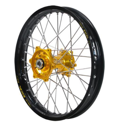 Dubya - Dubya Complete Rear Wheel - Gold Talon Hub/Black Excel A-60 Rim - 2.15x18 - 56-3135GB-A60