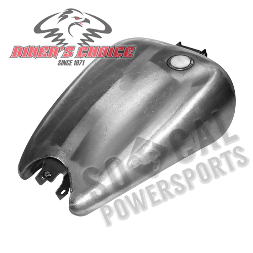 Bikers Choice - Bikers Choice 1-Piece 2in. Stretched Gas Tank - 4.2 Gal. - 011639