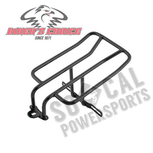 Bikers Choice - Bikers Choice Luggage Rack for 2-Up Seat - Black - 302432