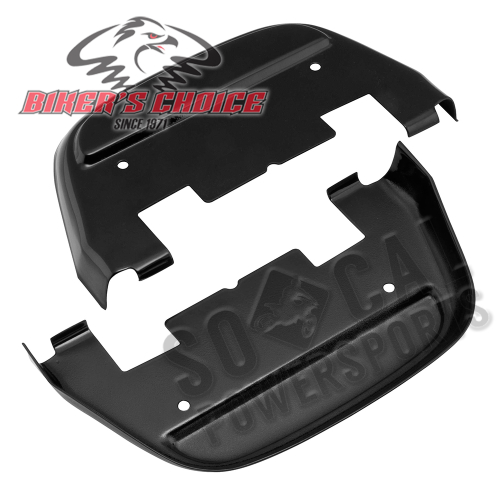 Bikers Choice - Bikers Choice Undercovers for Passenger Floorboards - Black - 72979B