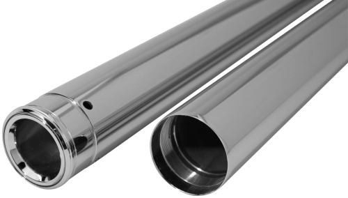 Dew Mfg - Dew Mfg 41mm Show Chrome Fork Tubes - 38.25in. - T2009