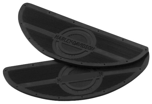 Paughco - Paughco Floorboards - Black with Riveted Rubber Mats - 124A1