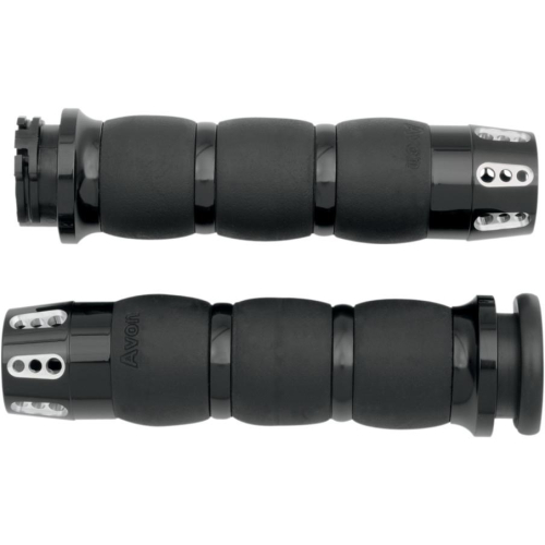 Avon Grips - Avon Grips Gatlin Velvet Air Grips - Black - AIR-96-ANO-GAT