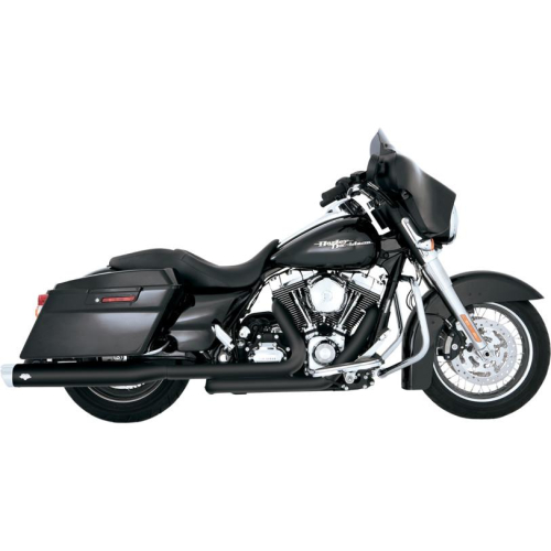 Vance & Hines - Vance & Hines Dresser Duals Head Pipes - Black - 46829