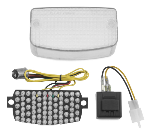 BikeMaster - BikeMaster Integrated Taillight - Clear Lens - TZH-180-INT
