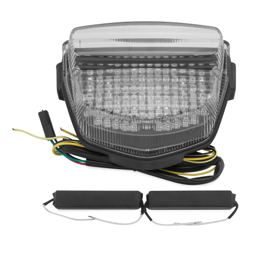 BikeMaster - BikeMaster Integrated Taillight - Clear Lens - TZH-230-INT