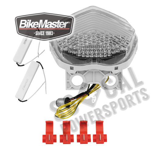 BikeMaster - BikeMaster Integrated Taillight - Clear Lens - TZK-244-INT