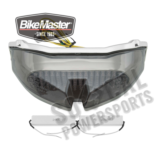 BikeMaster - BikeMaster Integrated Taillight - Smoke Lens - TZY-202-INT-S