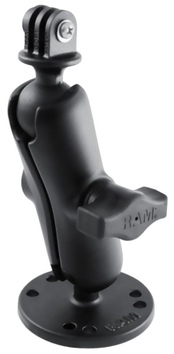 RAM Mounts - RAM Mounts RAM Flat Surface Mount with Custom GoPro Hero Adapter - RAM-B-138-GOP1